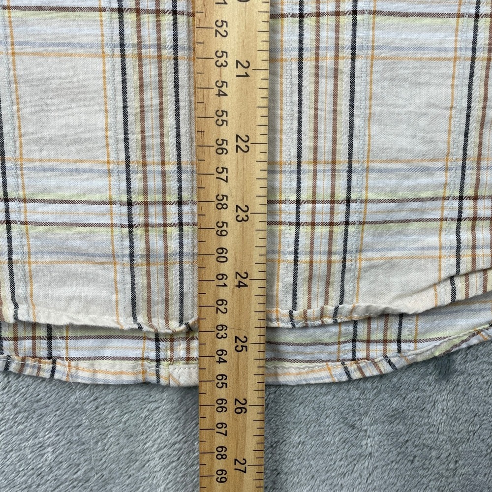 BKE Buckle Pearl Snap Shirt Women XS Plaid Fitted Cotton Western‎ Rodeo Cowgirl - Picture 8 of 9